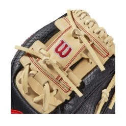 2021 Wilson A2000 PF88SS Pedroia Fit 11.25" Infield Baseball Glove: WTA20RB20PF88SS -Apparel Store WBW100107 4 A2000 IF PF88SS 1125 BlackSnakeSS Blonde Red.png.cq5dam.web .1200.1200