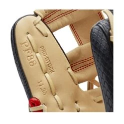2021 Wilson A2000 PF88SS Pedroia Fit 11.25" Infield Baseball Glove: WTA20RB20PF88SS -Apparel Store WBW100107 6 A2000 IF PF88SS 1125 BlackSnakeSS Blonde Red.png.cq5dam.web .1200.1200