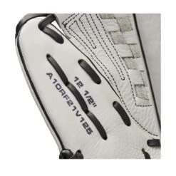 2022 Wilson A1000 V125 12.5" Outfield/Pitcher's Fastpitch Softball Glove: WTA10RF22V125 -Apparel Store WBW100182 6 A1000 FP V125 OF 125 White Black.png.cq5dam.web .1200.1200