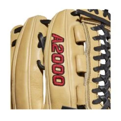 2022 Wilson A2000 D33 11.75" Pitcher's Baseball Glove: WTA20RB22D33 -Apparel Store WBW100393 5 A2000 Leather D33 1175 Blonde Black.png.cq5dam.web .1200.1200