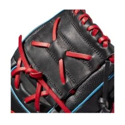 2022 Wilson A2000 PFX2SS 11" Infield Baseball Glove: WTA20RB22PFX2SS -Apparel Store WBW100397 4 A2000 Pedroia Fit X2 SS 11 BlackSS Red Blue.png.cq5dam.web .1200.1200