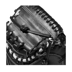2022 Wilson A2000 M1DSS 33.5" Catcher's Mitt: WTA20RB22M1DSS -Apparel Store WBW100401 4 A2000 M1D C 335 Black White Red.png.cq5dam.web .1200.1200