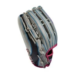 Wilson A2000 SCSP13SS 13" Slowpitch Softball Fielding Glove: WBW10040213 -Apparel Store WBW100402 3 A2000 SP13 SC 13 GreyDimpled GreySS BlackSS.png.cq5dam.web .1200.1200