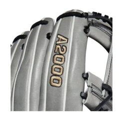 2022 Wilson A2000 H75 11.75" Infield Fastpitch Softball Glove: WTA20RF22H75 -Apparel Store WBW100437 5 A2000 FP IF H75 1175 Grey White.png.cq5dam.web .1200.1200