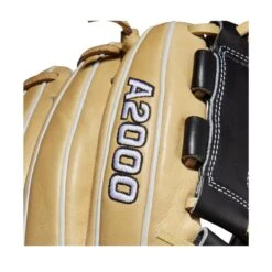 2022 Wilson A2000 P12 12" PItcher's Fastpitch Softball Glove: WTA20RF22P12 -Apparel Store WBW100439 5 A2000 FP P P12 12 Blonde Black.png.cq5dam.web .1200.1200