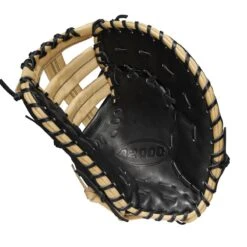 2023 Wilson A2000 1679 Super Skin 12.5" Baseball First Base Mitt: WBW100979125 -Apparel Store WBW100979 1 A2000 1B 1679SS 125 Black BlackSS Blonde.png.cq5dam.web .1200.1200