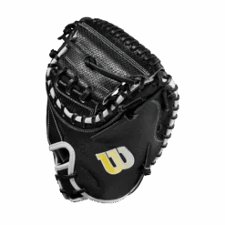 2023 Wilson A2000 M1DSS 33.5" Baseball Catcher's Mitt: WBW100995335 -Apparel Store WBW100995 2 A2000 C M1DSC 335 BlackSS BlackDimple White WilsonGold