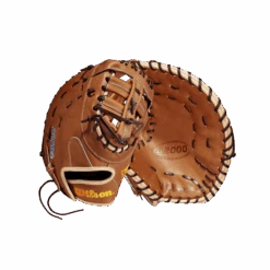 2023 Wilson A2000 AC4 12.5" Fastpitch First Base Mitt: WBW101017125 -Apparel Store WBW101017 8 A2000 FP Amanda Chidester GM FP1620 125 SaddleTan Blonde Blue