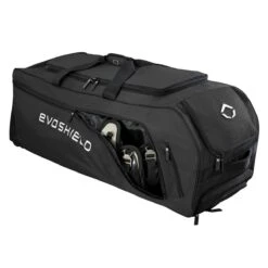 Evoshield Stone Wall Wheeled Bag (Multiple Colors): WTV9400 -Apparel Store WTV9400BL 6 Evoshield Stonewall Wheeled Bag Catcher Pocket a.png.cq5dam.web .1200.1200
