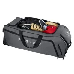 Evoshield Stone Wall Wheeled Bag (Multiple Colors): WTV9400 -Apparel Store WTV9400GY 4 Evoshield Stonewall Wheeled Bag Interior.png.cq5dam.web .1200.1200