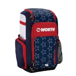 Worth Pro Slowpitch Backpack: WBA004 -Apparel Store WorthProSlowpitchBackpack WBA004 Stars and Stripes