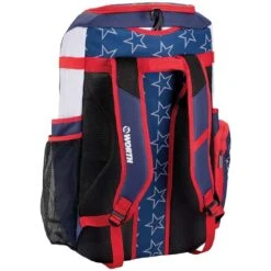Worth Pro Slowpitch Backpack: WBA004 -Apparel Store WorthProSlowpitchBackpack WBA004back