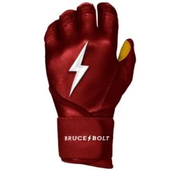 Bruce Bolt PREMIUM PRO Long Cuff Batting Gloves: Maroon -Apparel Store premium pro long cuff batting gloves maroon brucebolt 153600