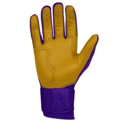 Bruce Bolt PREMIUM PRO Long Cuff Batting Gloves: Purple 14 Bruce Bolt PREMIUM PRO Long Cuff Batting Gloves: Purple -Apparel Store premium pro long cuff batting gloves purple brucebolt 661404