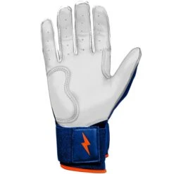 Bruce Bolt PREMIUM PRO NIMMO Long Cuff Batting Gloves: Mets Blue -Apparel Store premium pro nimmo series long cuff batting gloves blue gloves brucebolt 291082