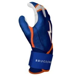 Bruce Bolt PREMIUM PRO NIMMO Long Cuff Batting Gloves: Mets Blue -Apparel Store premium pro nimmo series long cuff batting gloves blue gloves brucebolt 716185