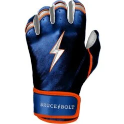 Bruce Bolt PREMIUM PRO NIMMO Short Cuff Batting Gloves: Blue -Apparel Store premium pro nimmo series short cuff batting gloves blue gloves brucebolt 759915