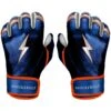 Bruce Bolt PREMIUM PRO NIMMO Short Cuff Batting Gloves: Blue -Apparel Store premium pro nimmo series short cuff batting gloves blue gloves brucebolt 875109