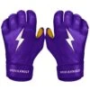 Bruce Bolt PREMIUM PRO Short Cuff Batting Gloves: Purple -Apparel Store premium pro short cuff batting gloves purple brucebolt 588698