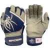 2022 Spiderz PRO Model Batting Gloves: Navy Blue/White -Apparel Store pronavywhite