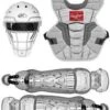 Rawlings Adult White/Silver VELO 2.0 Catcher's Gear Box Set: CSV2A-W/SIL -Apparel Store rawlings velo 2 0 baseball catchers sets White SIlver 39afebce f45d 42b8 a0ac 7ccaa68c5dfe